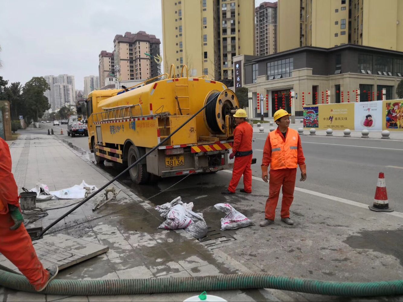 威海排污管道清淤-管道清洗